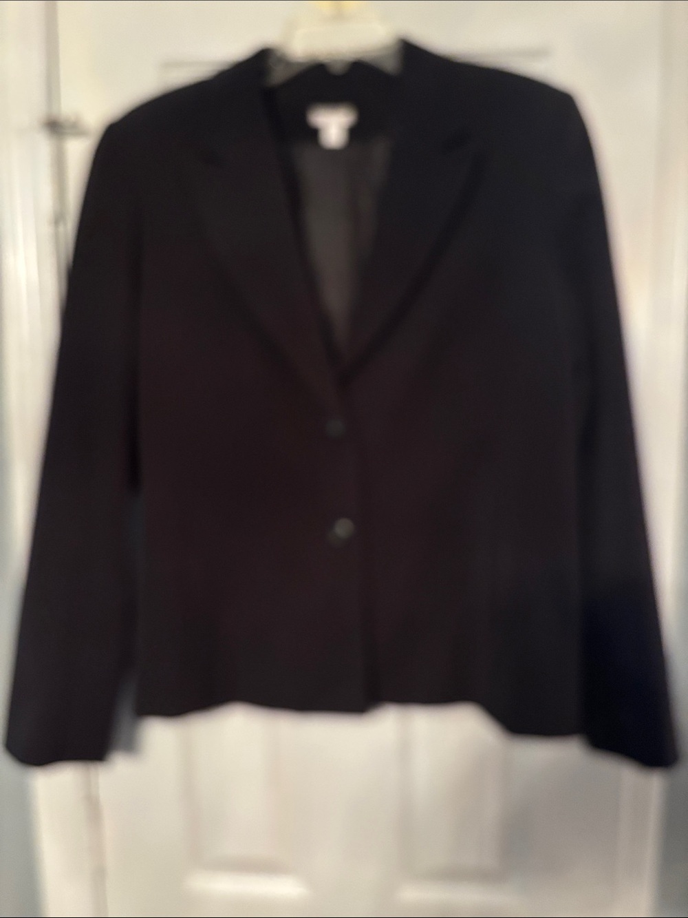 Apt. 9 Women's Black Tailored Two-Button Blazer with Pockets